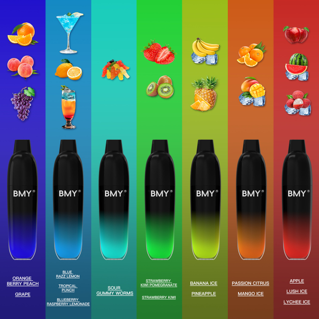 BMY AIR Pen Style OEM ODM E Cigarette jetable offre 6000 bouffées avec prix de gros dispositif de vapotage 15 saveurs populaires Stock profitez-en